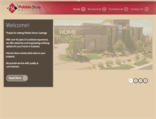 Tablet Screenshot of pebblestonecoatings.com